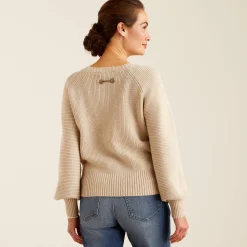 Ariat Sweatshirts & Hoodies|Strickmode & Cardigans*Malvern Sweater OATMEAL HEATHER