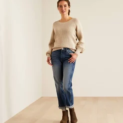 Ariat Sweatshirts & Hoodies|Strickmode & Cardigans*Malvern Sweater OATMEAL HEATHER