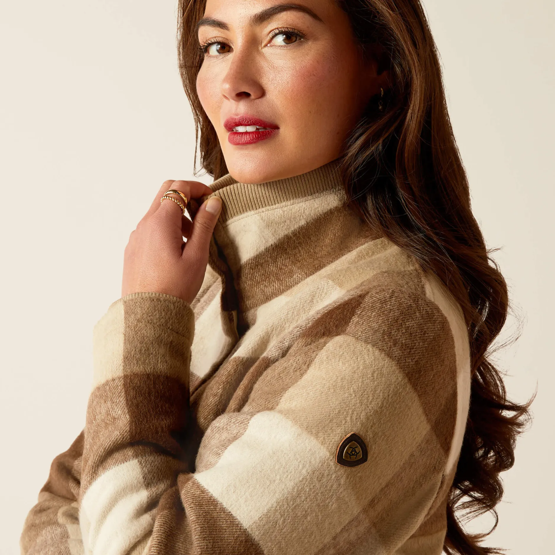 Ariat Oberbekleidung*Marland Jacket CAMEL BUFFALO PLAID