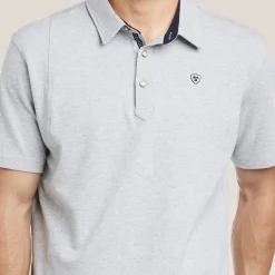 Ariat Oberteile & T-Shirts*Medal Polo Shirt HEATHER GRAY