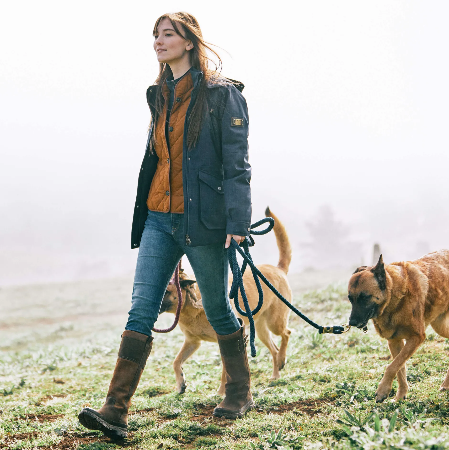 Ariat Wildleder Schuhe & Stiefel|Wasserdichte Schuhe*Moresby Tall Waterproof Boot JAVA