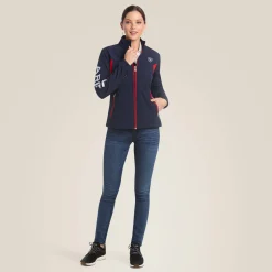 Ariat Oberbekleidung*New Team Softshell Jacket NAVY/RED