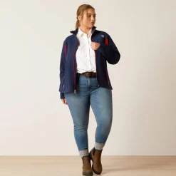 Ariat Oberbekleidung*New Team Softshell Jacket NAVY/RED