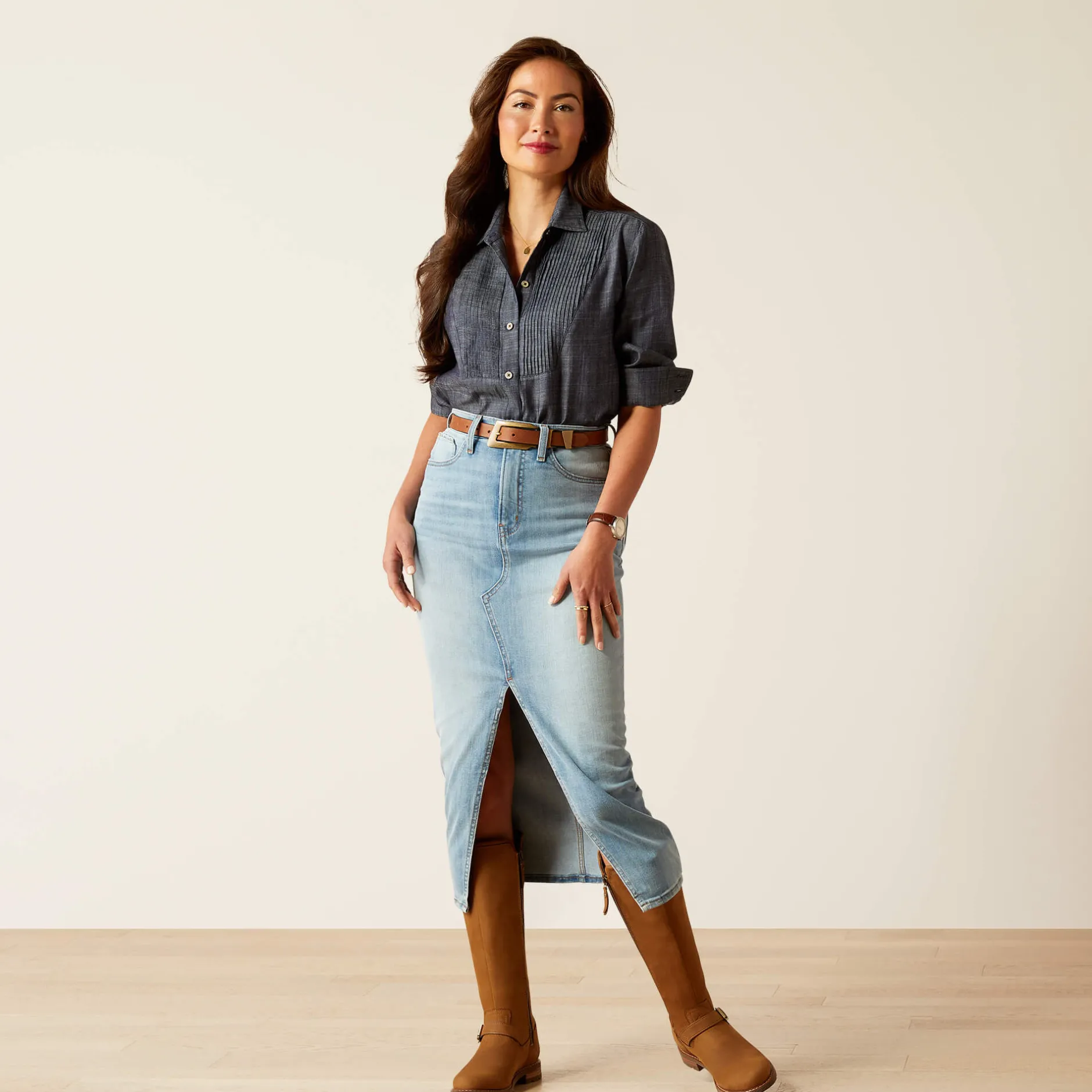 Ariat Oberteile & T-Shirts*Oban Shirt TENCEL DENIM