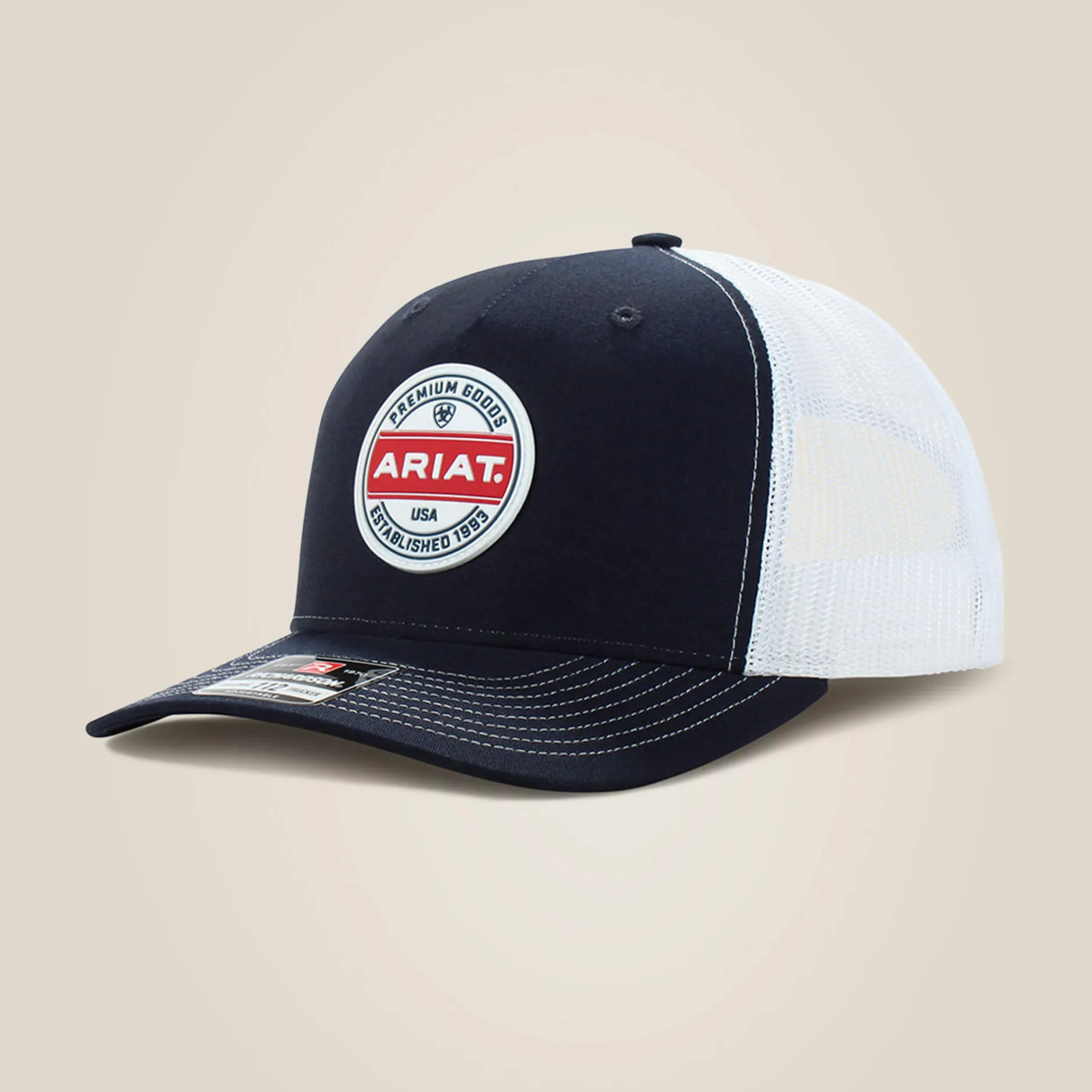 Ariat Caps|Mützen & Caps*Premium Goods Logo Patch Trucker Cap NAVY