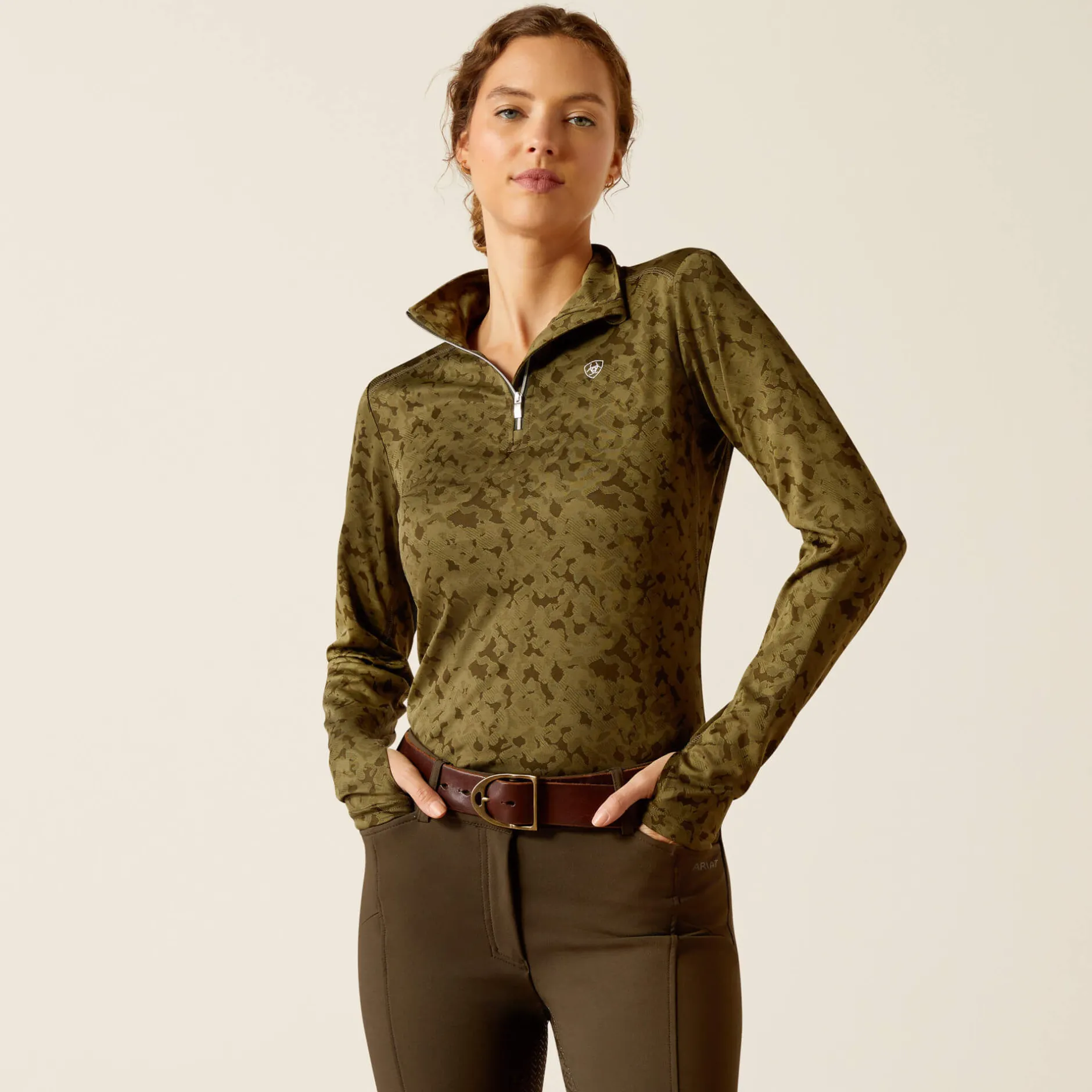 Ariat Oberteile & T-Shirts*Prophecy 1/4 Zip Baselayer RELIC