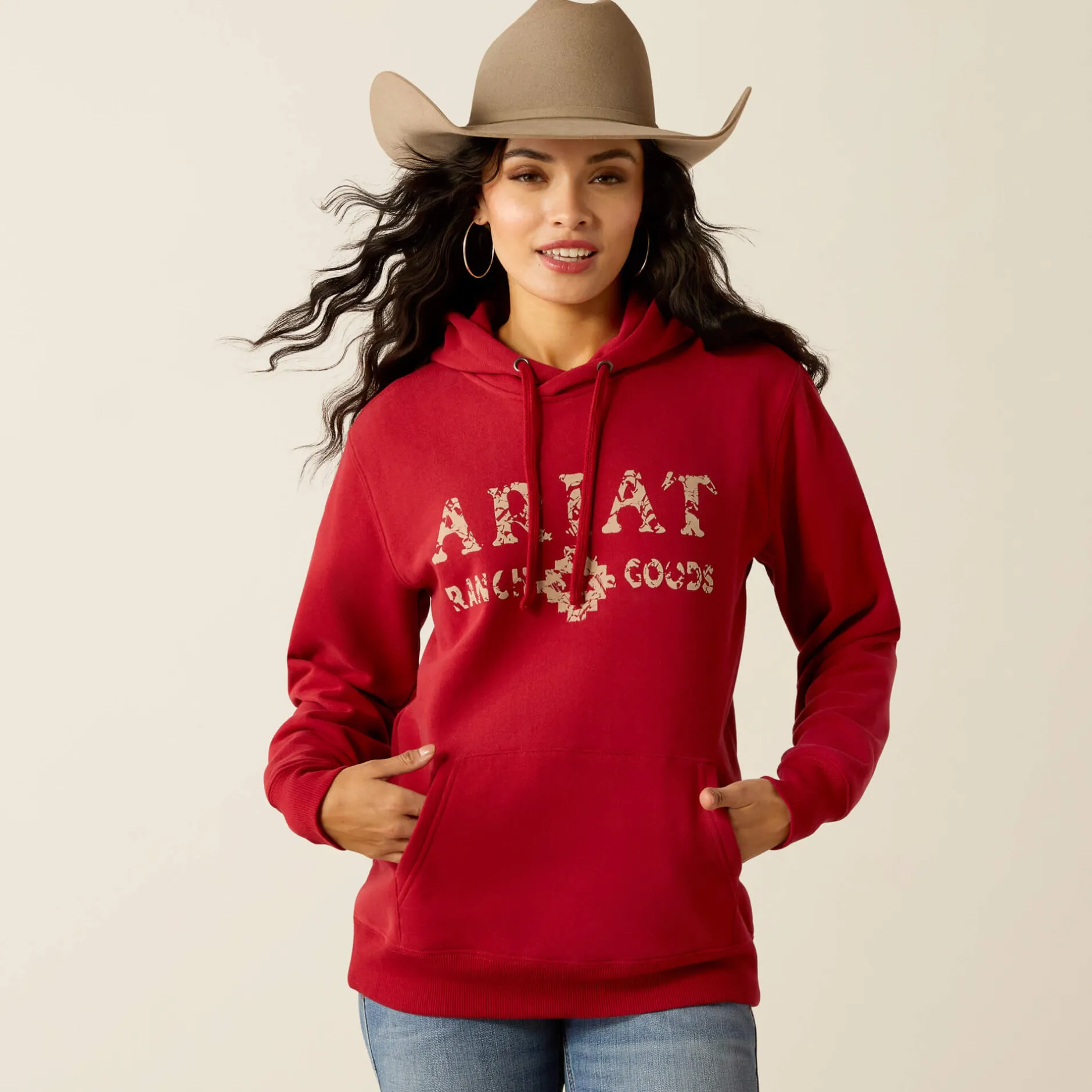 Ariat Hoodies & Sweatshirts|Sweatshirts & Hoodies*Ranch Goods Hoodie RIO RED