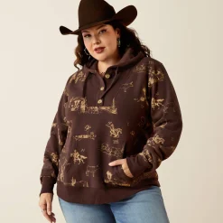 Ariat Hoodies & Sweatshirts|Sweatshirts & Hoodies*Ranchin Hoodie RANCHIN PRINT