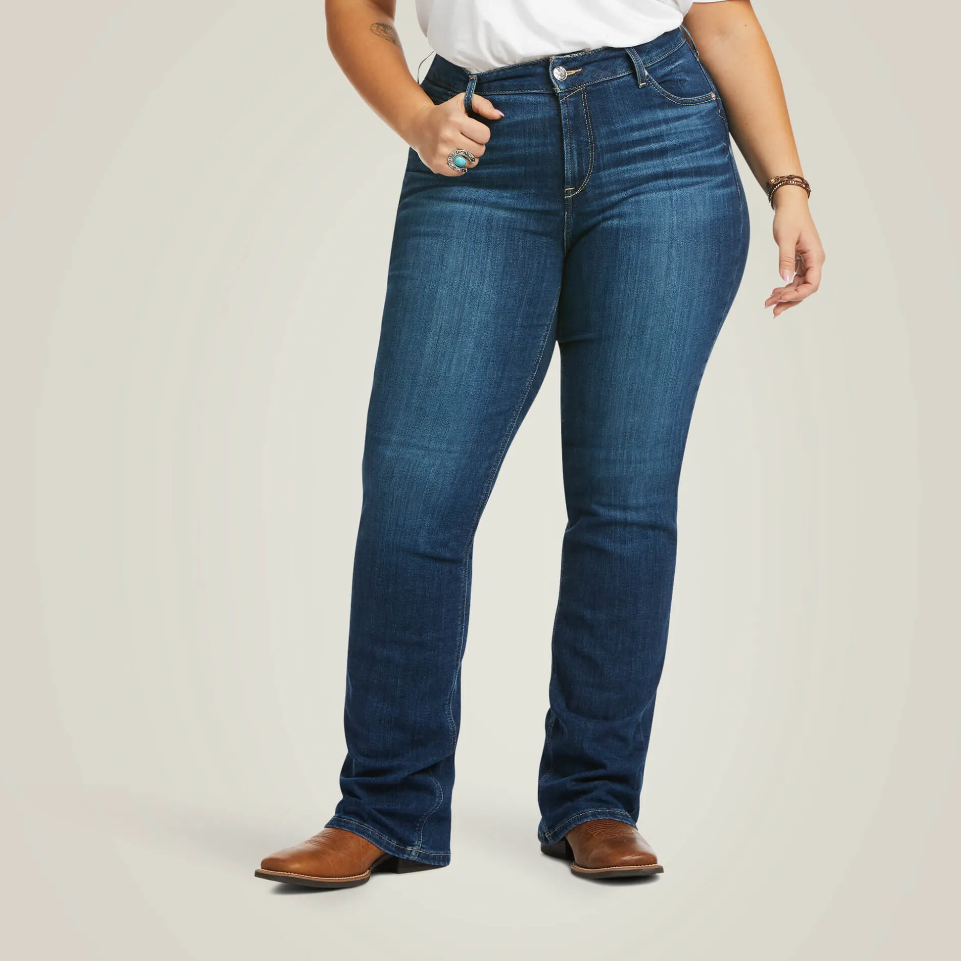 Ariat Denim|Denim*R.E.A.L. Perfect Rise Abby Straight Jean MACKENZIE