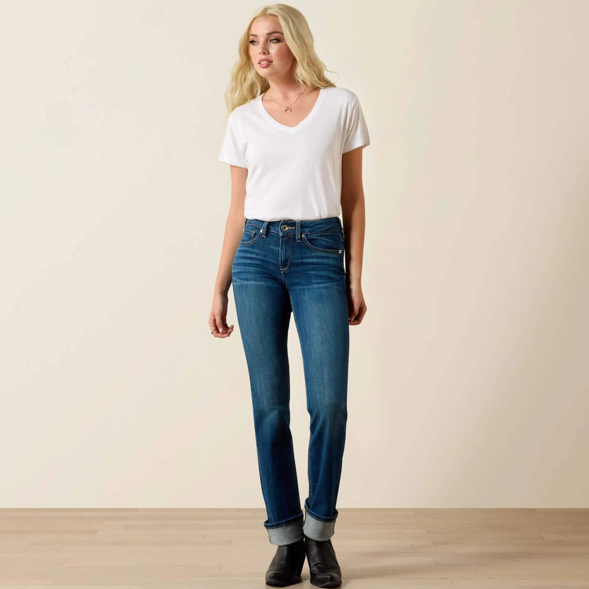 Ariat Denim|Denim*R.E.A.L. Perfect Rise Abby Straight Jean MACKENZIE