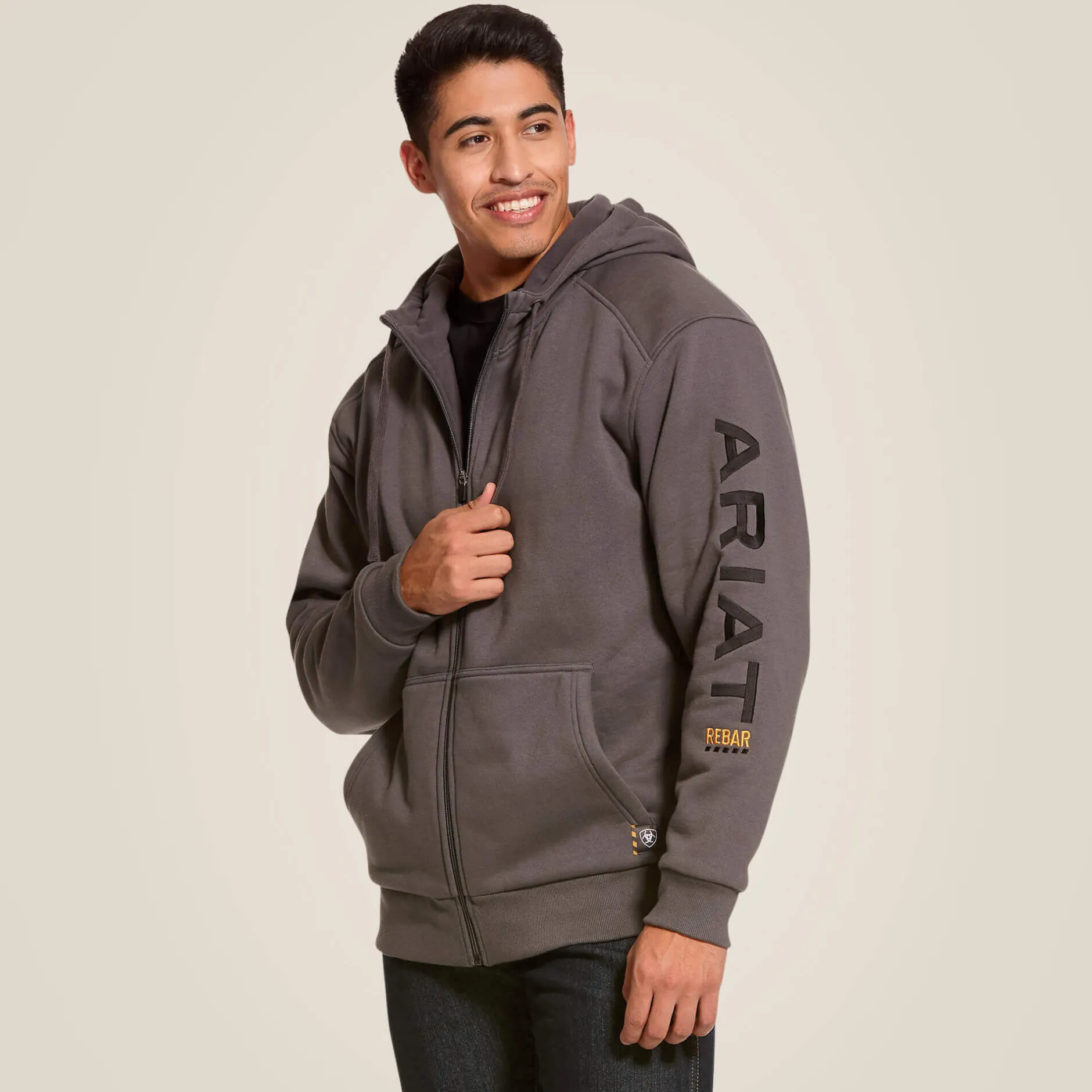 Ariat Hoodies & Sweatshirts|Work*Rebar All-Weather Full Zip Hoodie REBAR_GREY