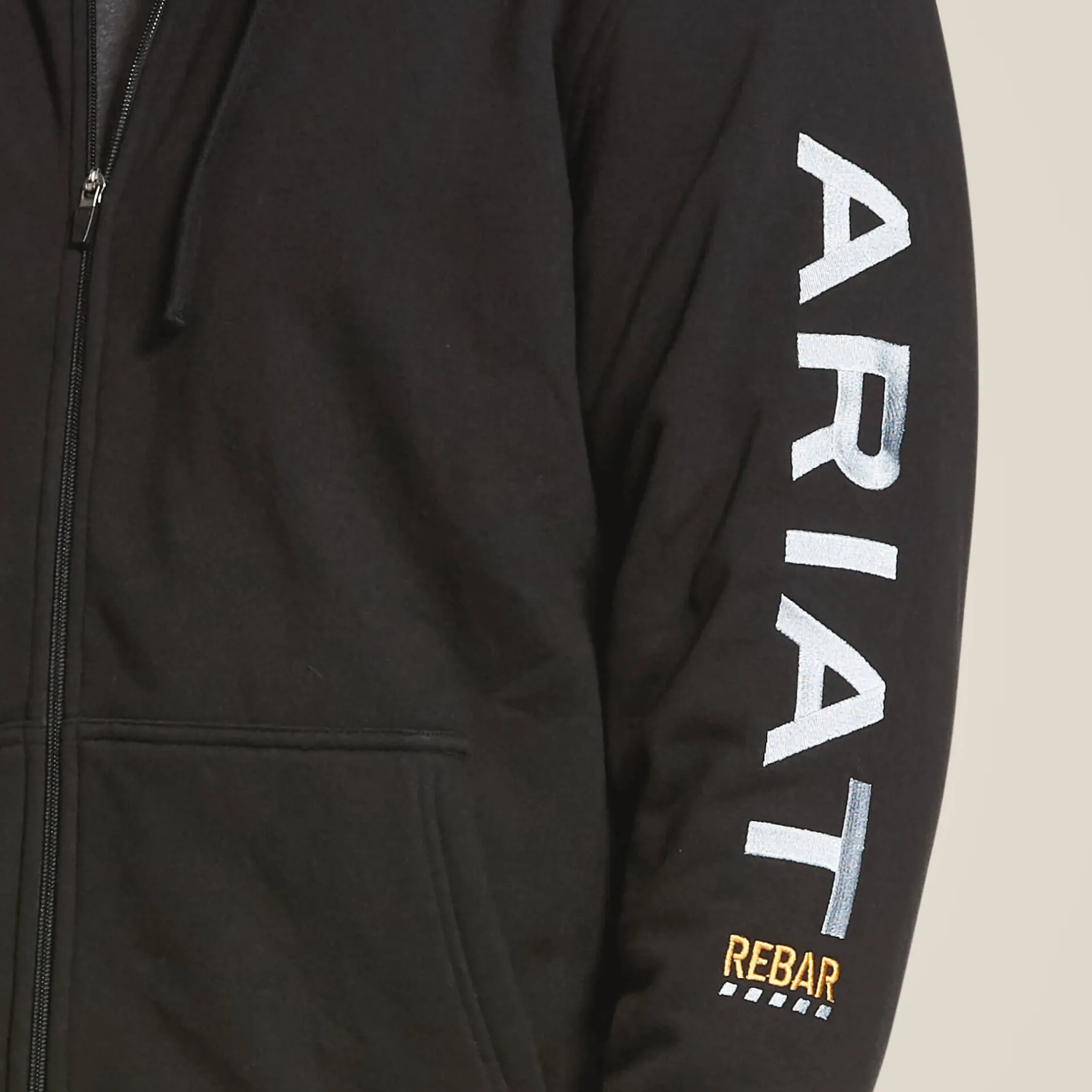 Ariat Hoodies & Sweatshirts|Work*Rebar All-Weather Full Zip Hoodie BLACK