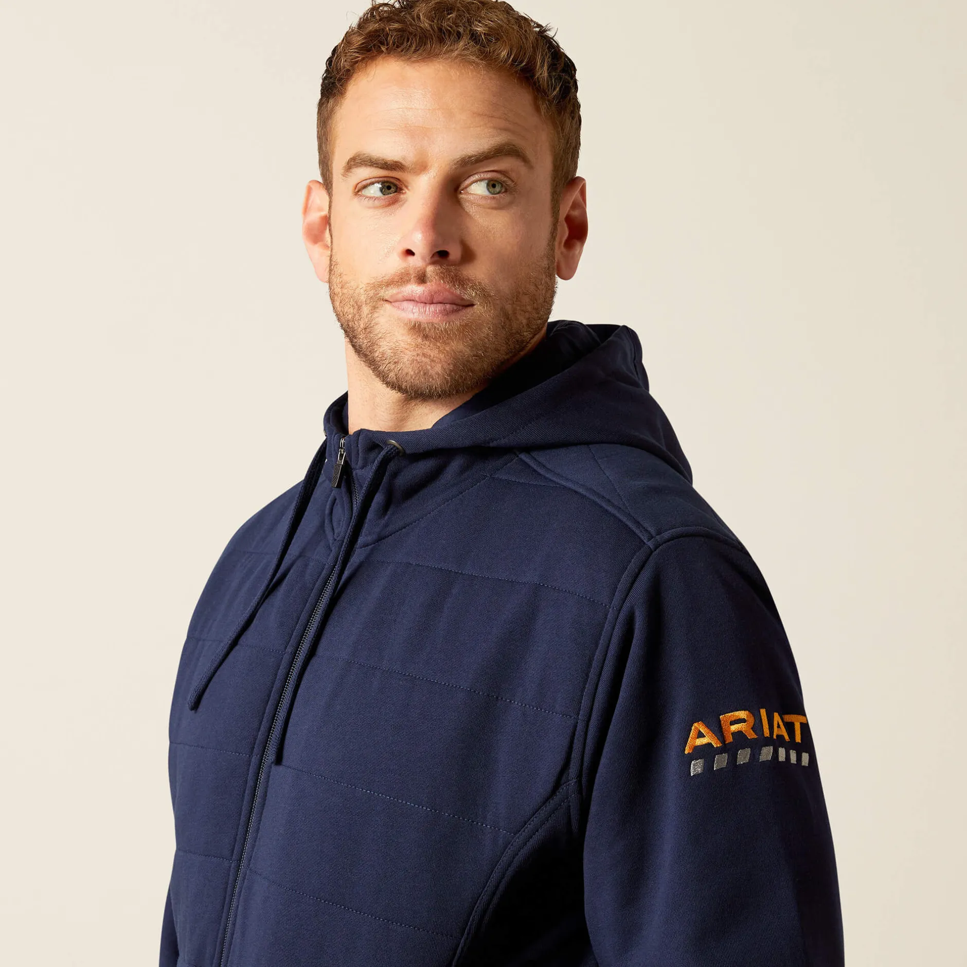 Ariat Hoodies & Sweatshirts|Work*Rebar All-Weather Insulated Full Zip Hoodie NAVY