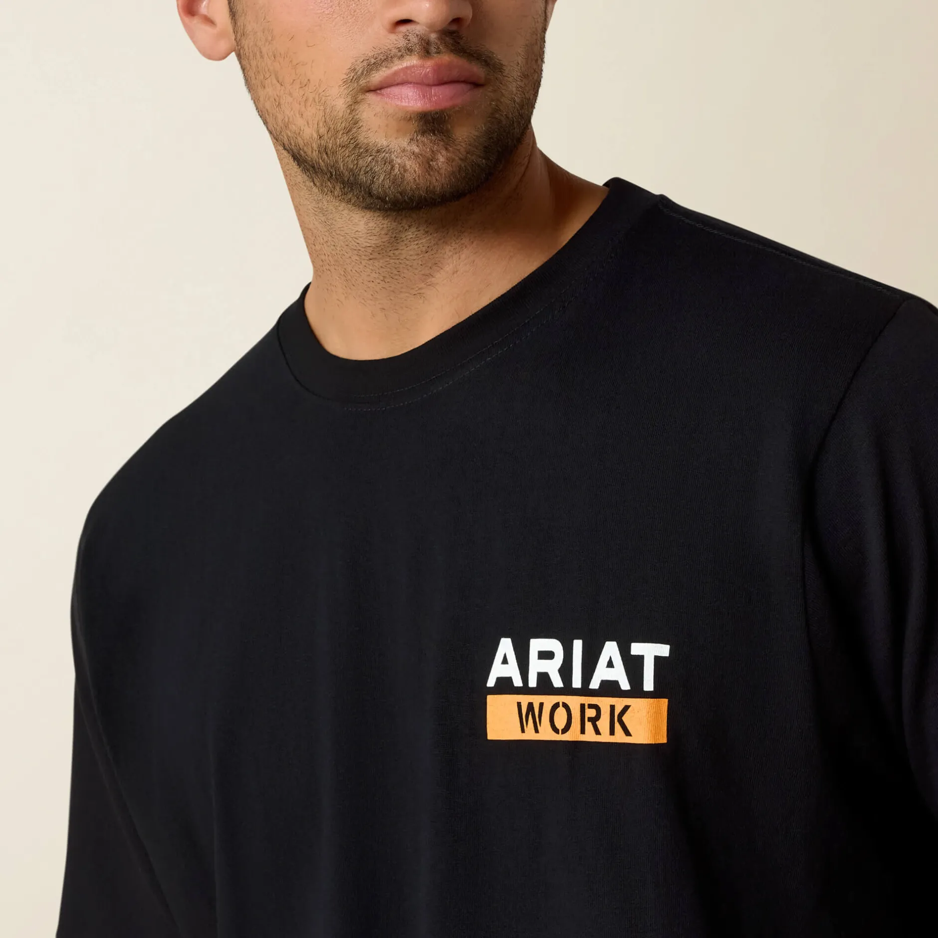 Ariat Tops & T-Shirts|Work*Rebar Cotton Strong Roughneck Graphic T-Shirt BLACK
