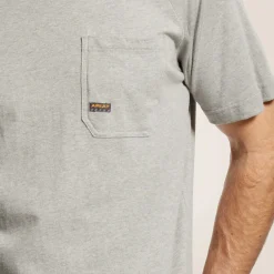 Ariat Tops & T-Shirts|Tops & T-Shirts*Rebar Cotton Strong T-Shirt HEATHER_GREY