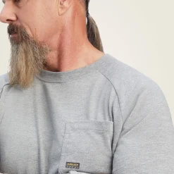 Ariat Tops & T-Shirts|Work*Rebar Cotton Strong T-Shirt HEATHER GREY