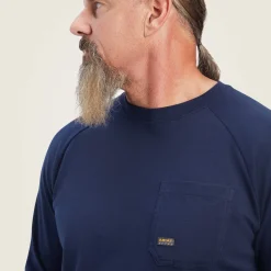 Ariat Tops & T-Shirts|Work*Rebar Cotton Strong T-Shirt NAVY
