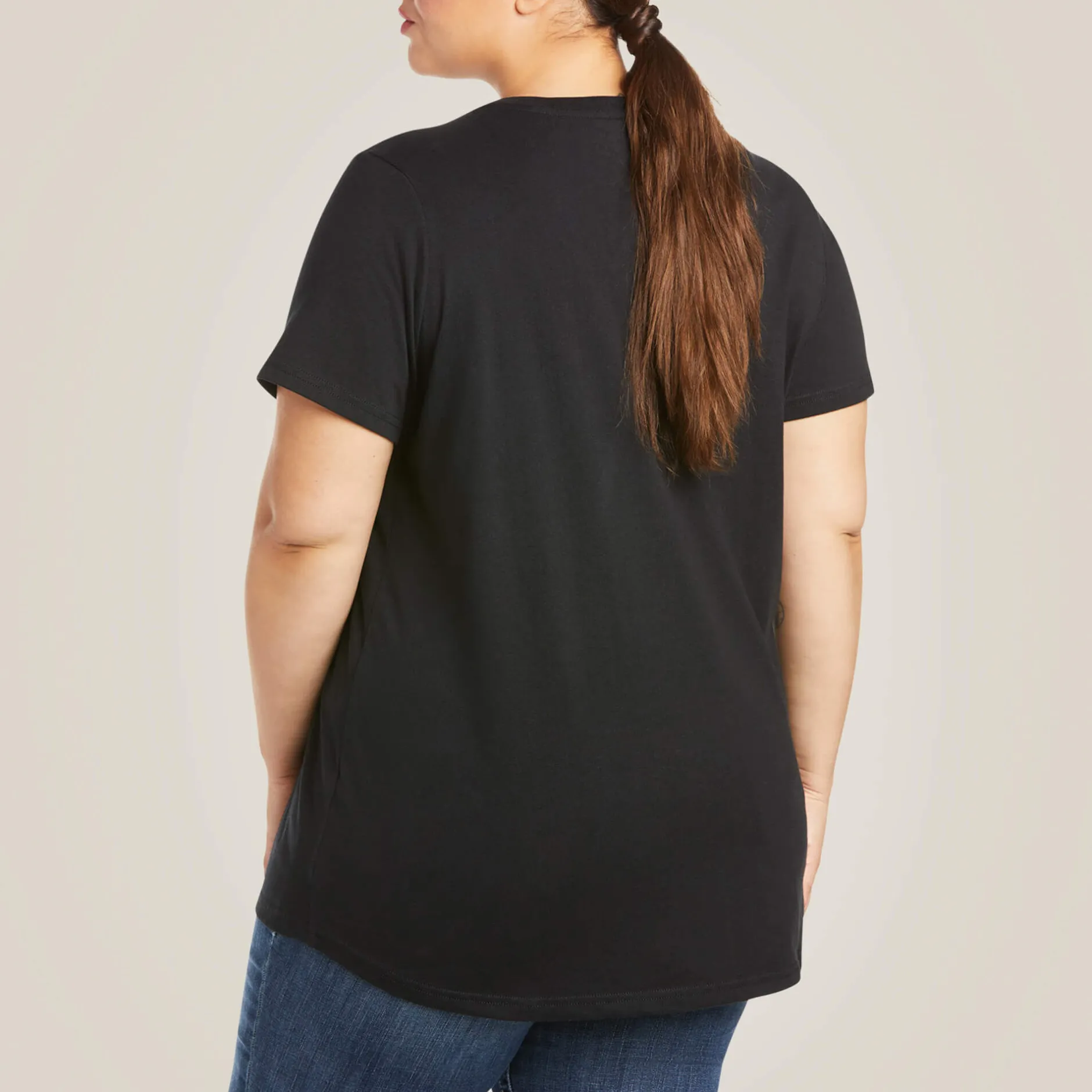 Ariat Tops & T-Shirts|Work*Rebar Cotton Strong V-Neck T-Shirt BLACK