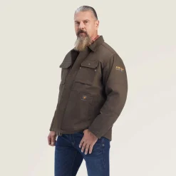 Ariat Jacken|Work*Rebar DuraCanvas Sherpa-Lined Coat WREN