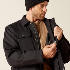 Ariat Jacken|Work*Rebar DuraCanvas Sherpa-Lined Coat BLACK