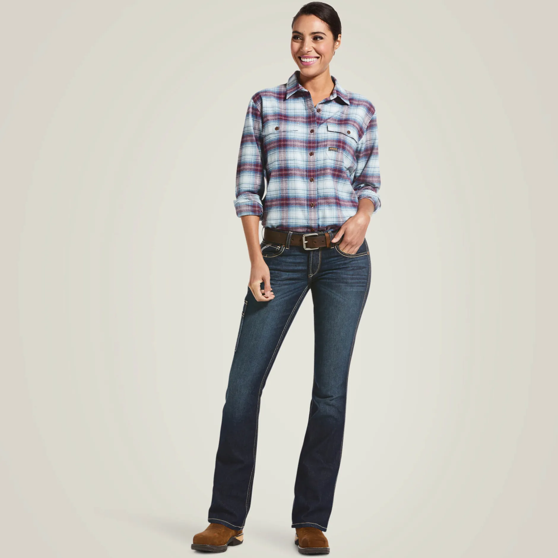 Ariat Arbeitsjeans|Work*Rebar DuraStretch Riveter Boot Cut Jean HALLOW