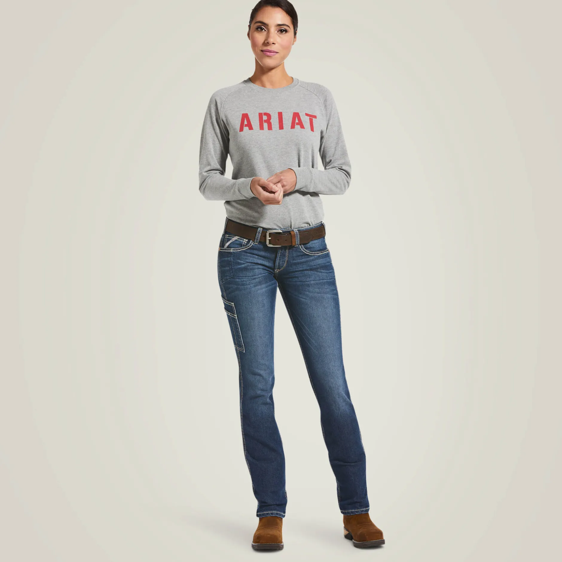 Ariat Arbeitsjeans|Work*Rebar DuraStretch Riveter Straight Leg Jean NIGHTRIDE