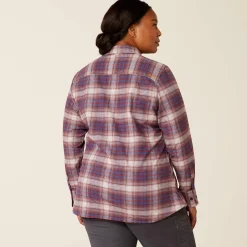 Ariat Tops & T-Shirts|Oberteile & T-Shirts*Rebar Flannel DuraStretch Work Shirt PEARL GREY