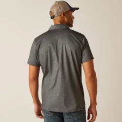 Ariat Tops & T-Shirts|Work*Rebar Foreman Polo Shirt CHARCOAL HEATHER