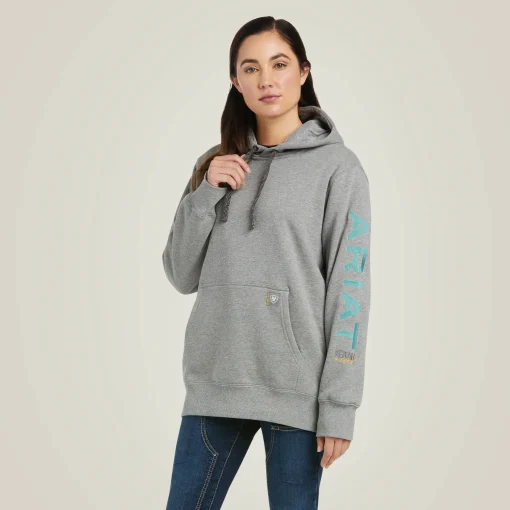 Ariat Hoodies & Sweatshirts|Work*Rebar Graphic Hoodie HEATHER GREY