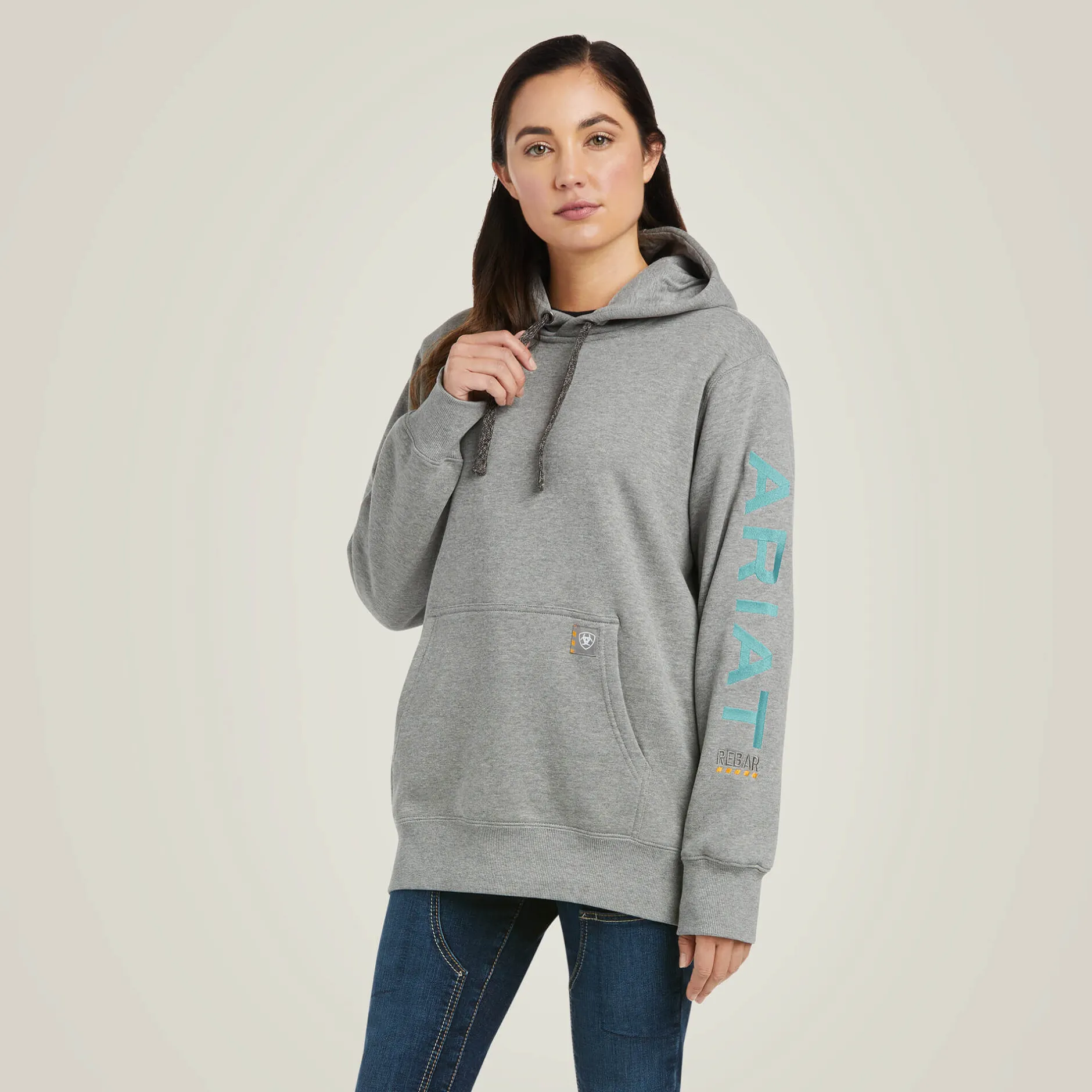 Ariat Hoodies & Sweatshirts|Work*Rebar Graphic Hoodie HEATHER GREY