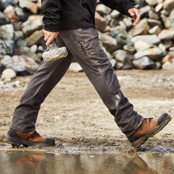Ariat Arbeitshosen|Work*Rebar M7 DuraStretch Made Tough Double Front Straight Trouser REBAR GREY