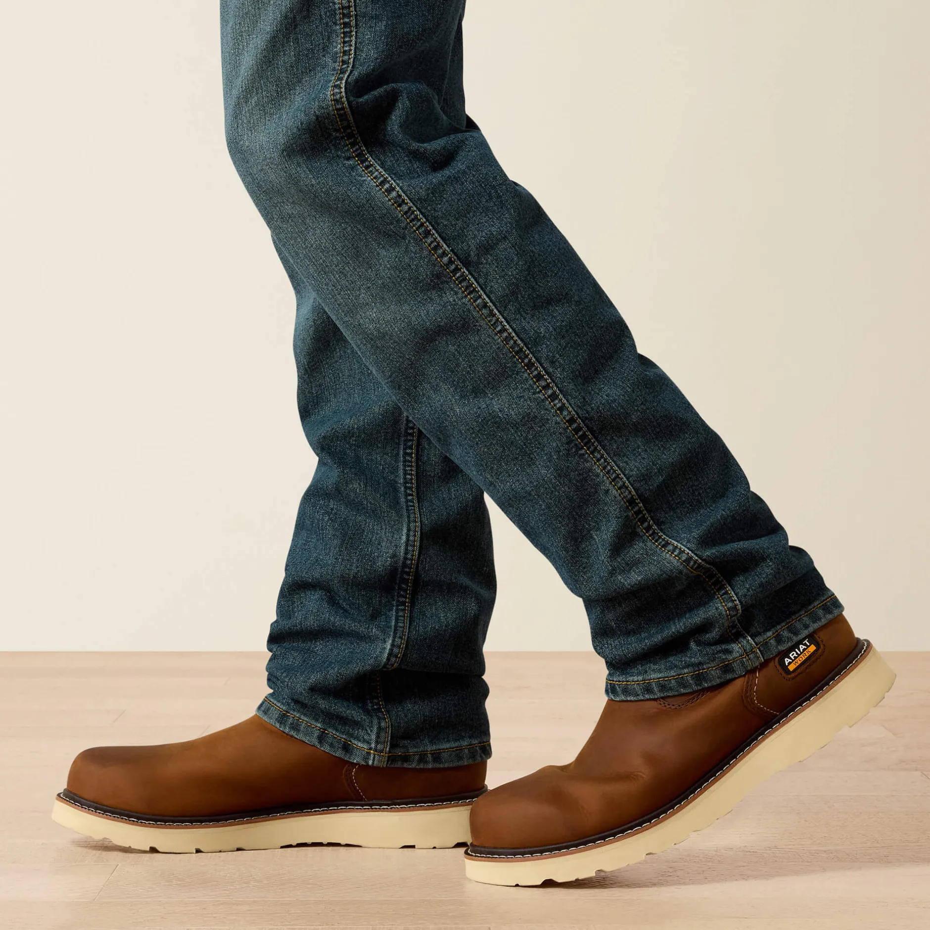 Ariat Arbeitsjeans|Arbeitshosen*Rebar M7 Slim DuraStretch Workhorse Straight Leg Jean MCCOY