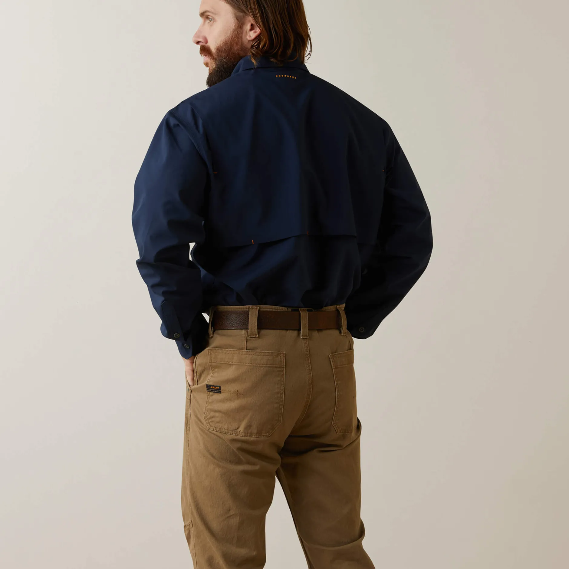 Ariat Tops & T-Shirts|Oberteile & T-Shirts*Rebar Made Tough VentTEK DuraStretch Work Shirt NAVY