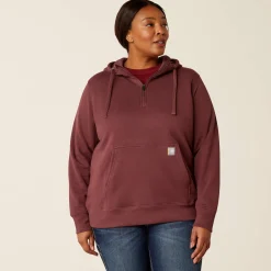 Ariat Hoodies & Sweatshirts|Work*Rebar Skill Set 1/2 Zip Hoodie CATAWBA GRAPE