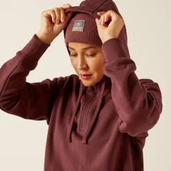 Ariat Hoodies & Sweatshirts|Work*Rebar Skill Set 1/2 Zip Hoodie CATAWBA GRAPE