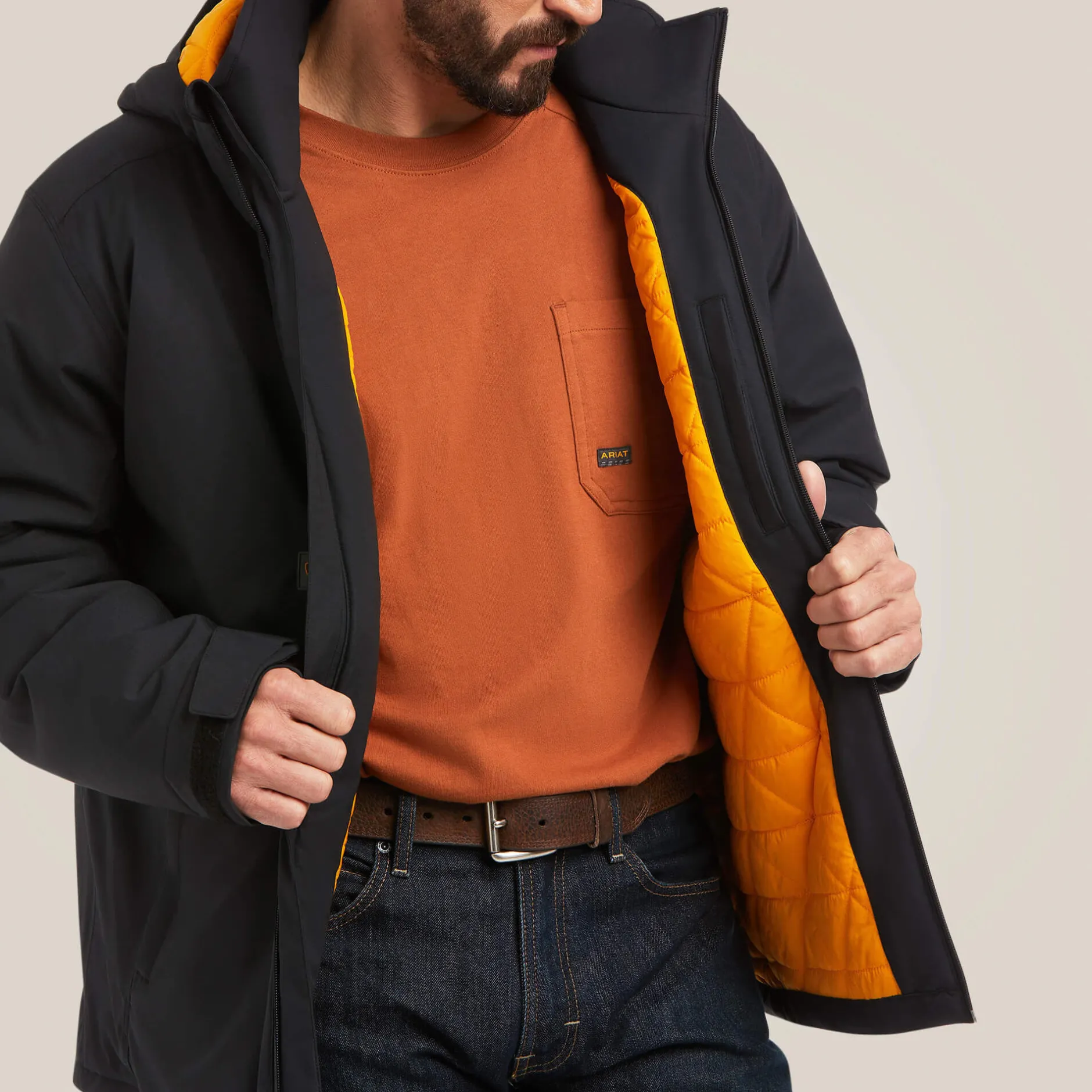 Ariat Jacken|Work*Rebar Storm Fighter 2.0 Waterproof Jacket BLACK