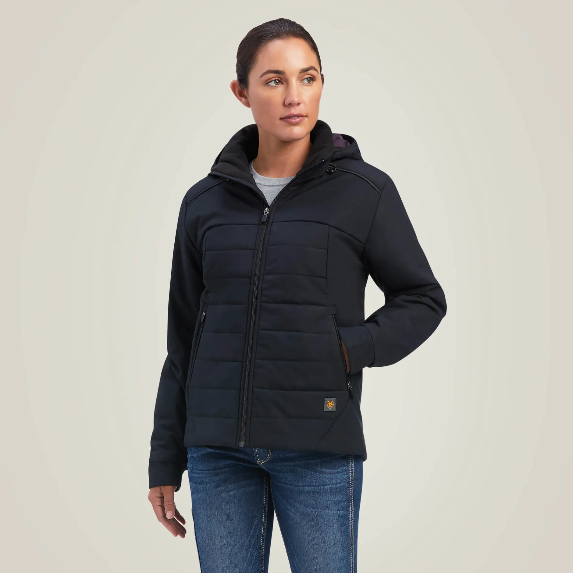 Ariat Jacken|Work*Rebar Valkyrie Stretch Canvas Insulated Jacket BLACK