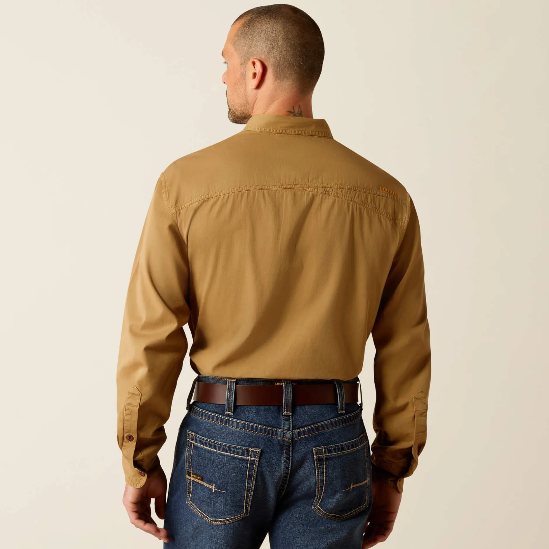 Ariat Tops & T-Shirts|Work*Rebar Washed Twill Work Shirt REBAR KHAKI