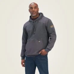 Ariat Hoodies & Sweatshirts|Work*Rebar Workman DuraCanvas Hoodie CHARCOAL HEATHER