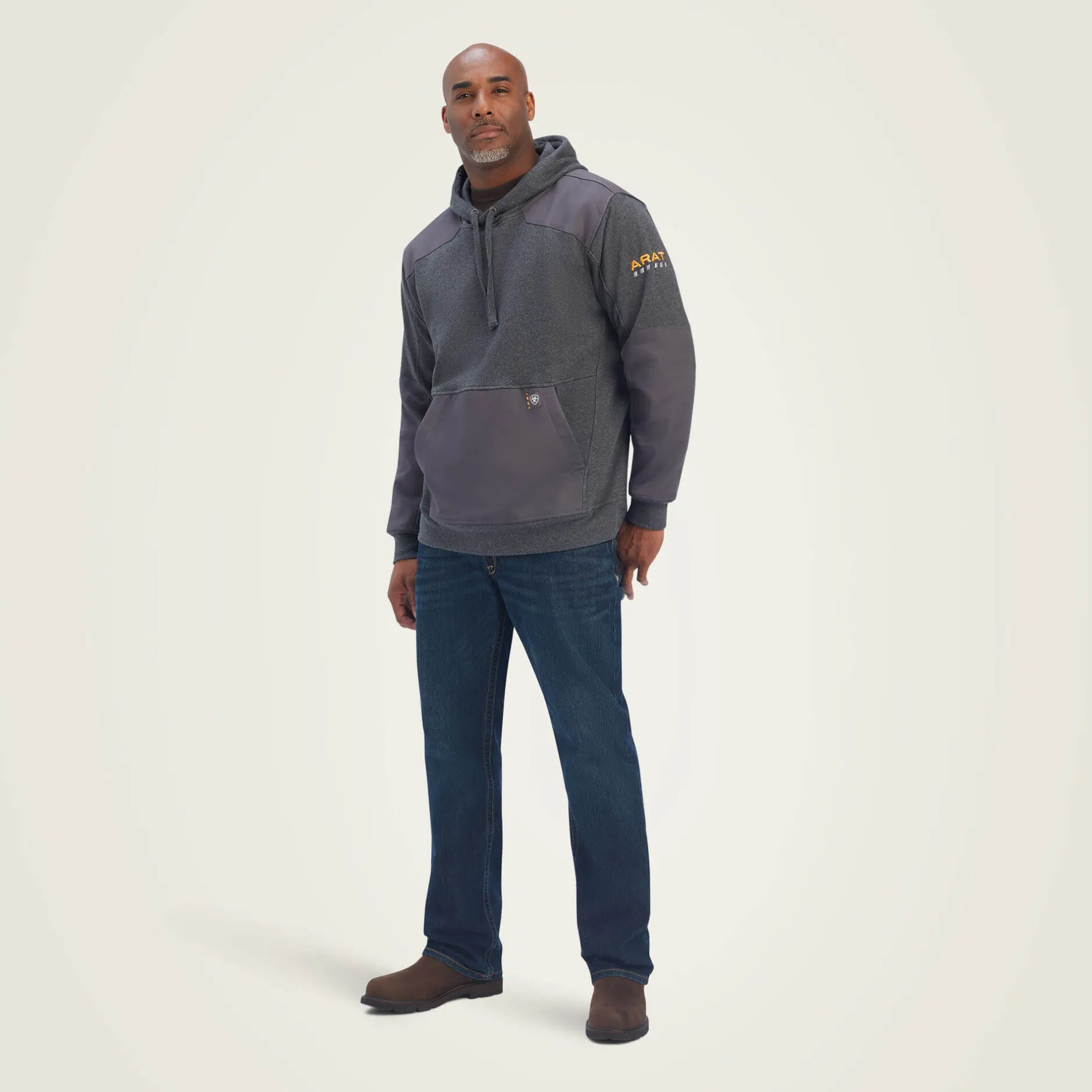 Ariat Hoodies & Sweatshirts|Work*Rebar Workman DuraCanvas Hoodie CHARCOAL HEATHER
