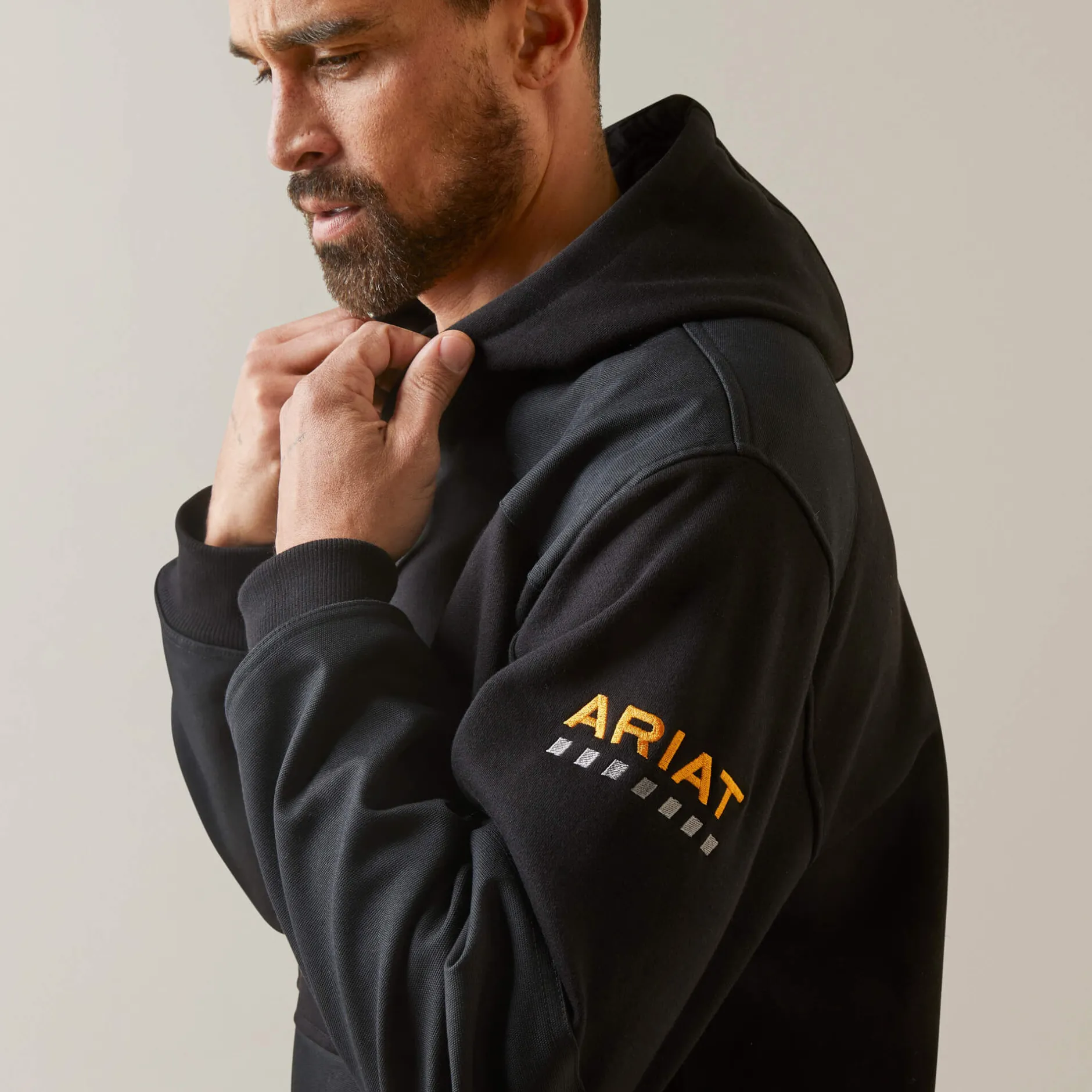Ariat Hoodies & Sweatshirts|Work*Rebar Workman DuraCanvas Hoodie BLACK/BLACK