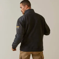 Ariat Hoodies & Sweatshirts|Work*Rebar Workman Duracanvas 1/4 Zip Sweatshirt BLACK/ BLACK