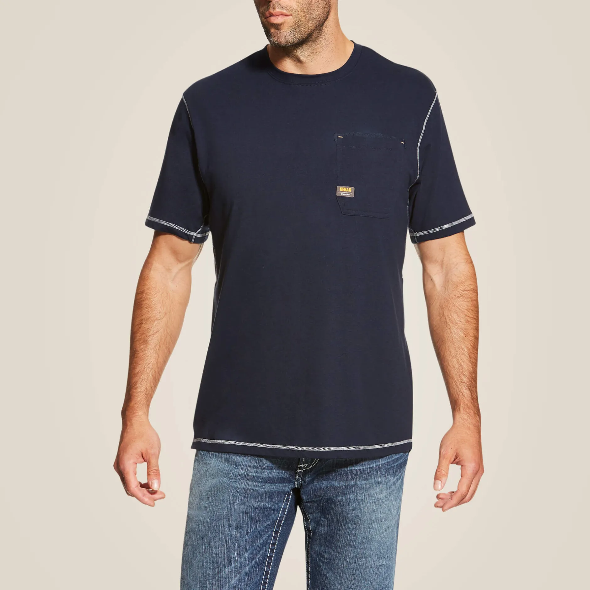Ariat Tops & T-Shirts|Work*Rebar Workman T-Shirt NAVY