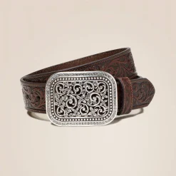 Ariat Gürtel|Gürtel*Rhinestone Filigree Belt BROWN