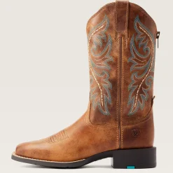 Ariat Performance Westernstiefel|Western*Round Up Back Zip Western Boot DESERT SAND