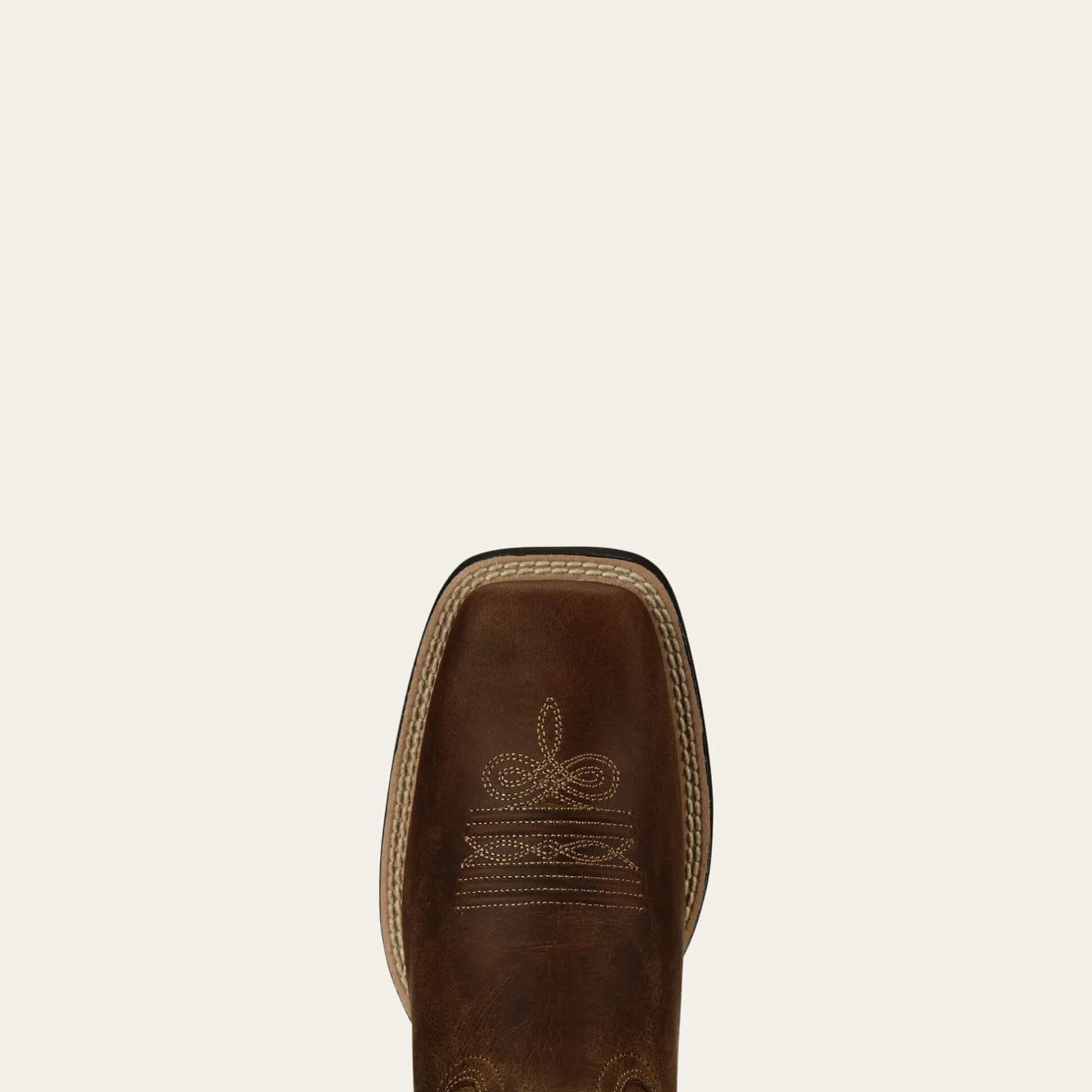 Ariat Performance Westernstiefel|Western*Round Up Wide Square Toe Western Boot POWDER BROWN