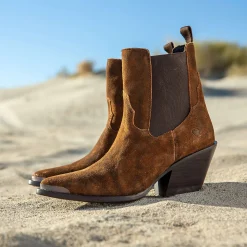 Ariat Fashion-Westernstiefel|Wildleder Schuhe & Stiefel*Shiloh Bootie DARK GINGER SUEDE
