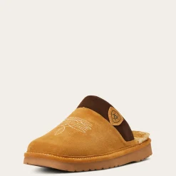 Ariat Pantoletten*Silversmith Square Toe Slipper CHESTNUT