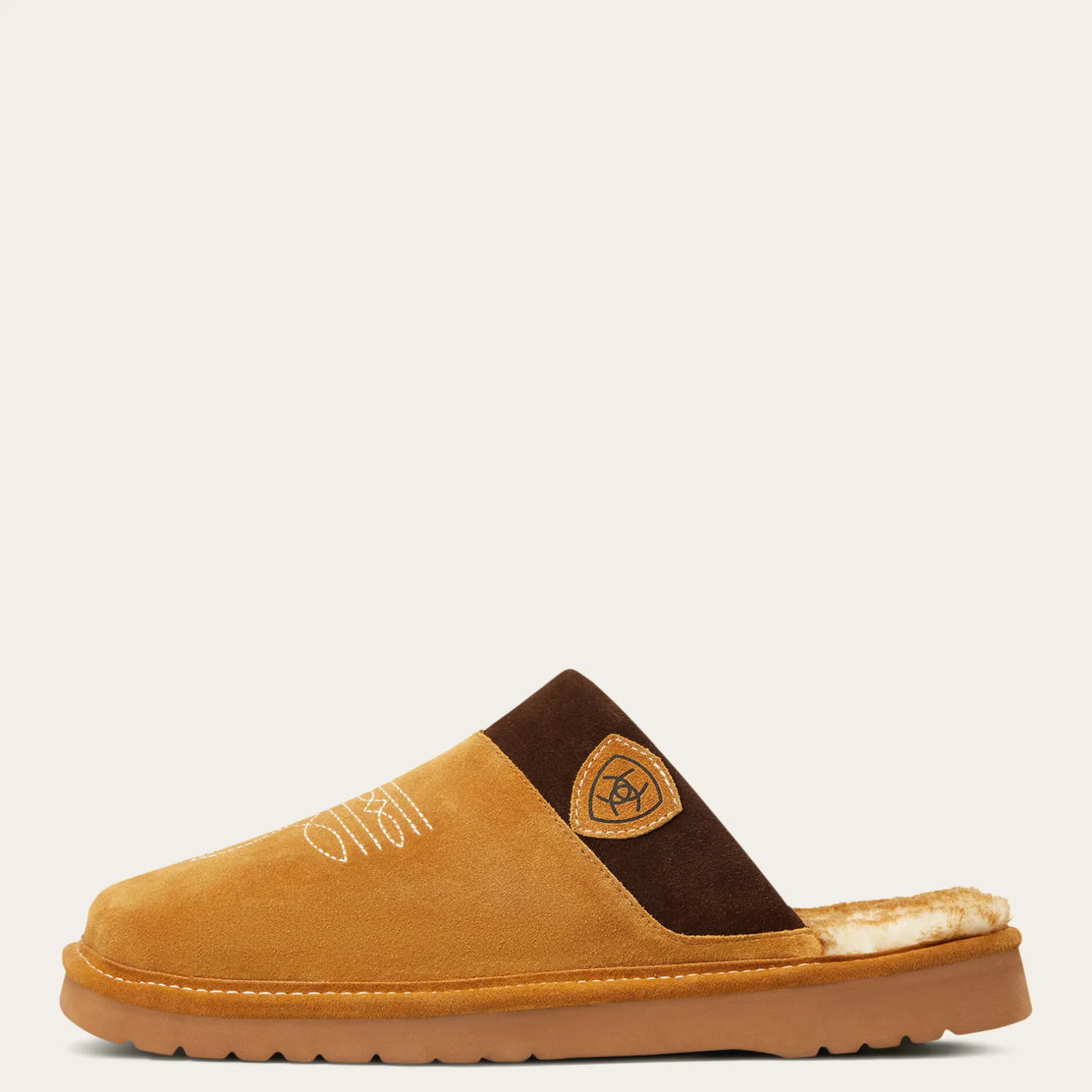 Ariat Pantoletten*Silversmith Square Toe Slipper CHESTNUT