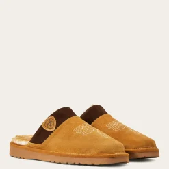 Ariat Pantoletten*Silversmith Square Toe Slipper CHESTNUT